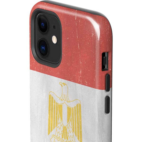 Egyptian Flag Distressed iPhone 12 Impact Case